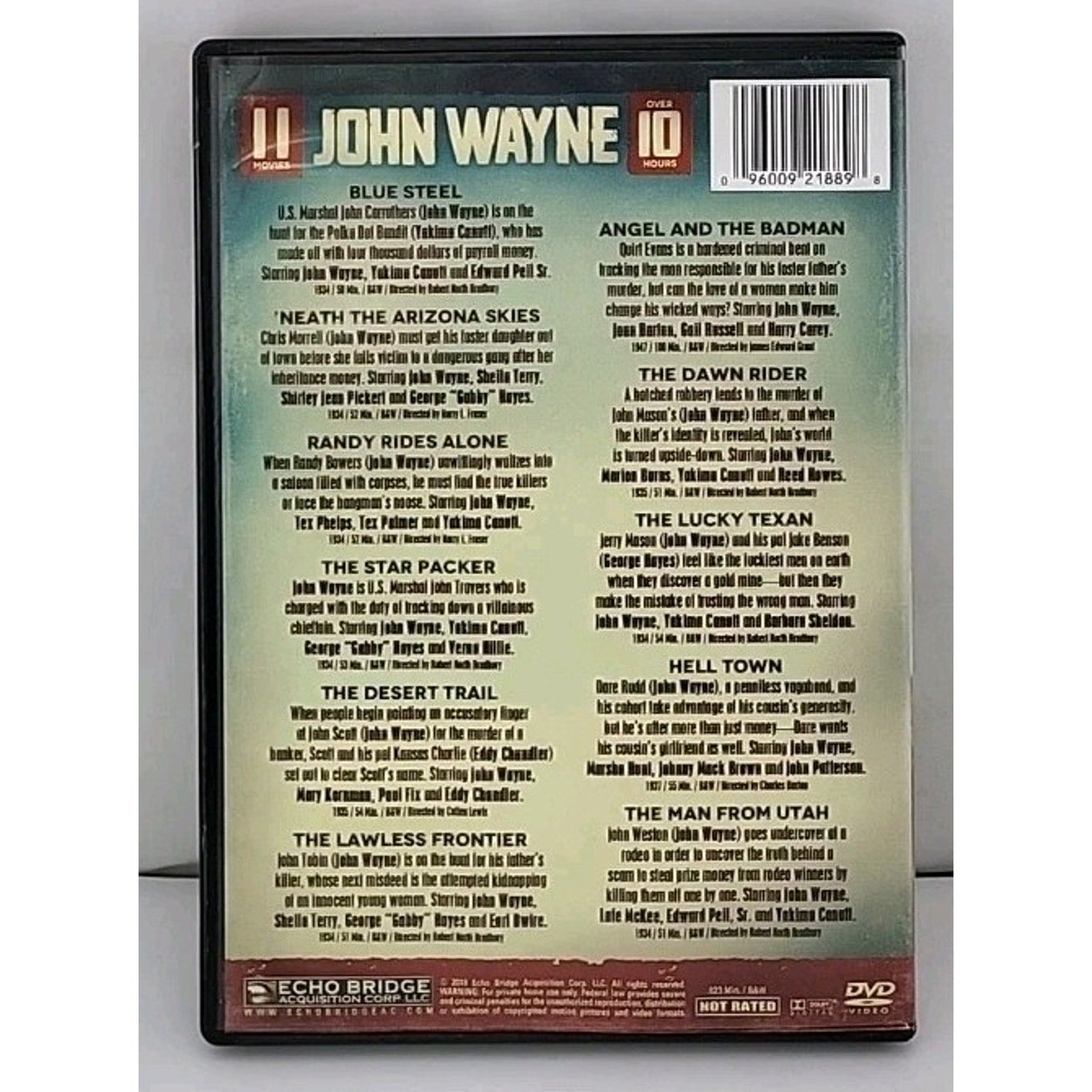 The Great American Western: John Wayne (DVD, 2003, 2-Disc Set) (Volume 4 Only)