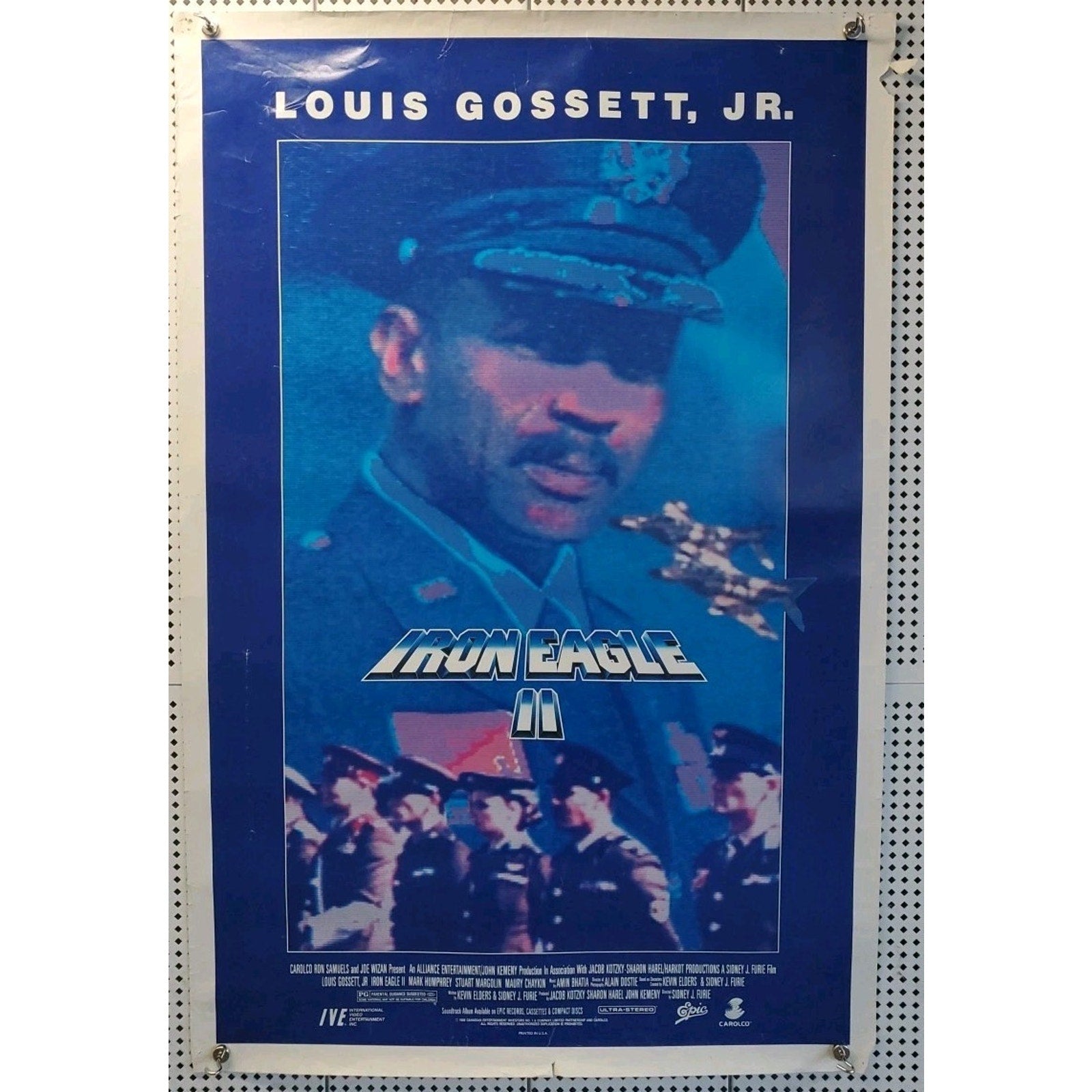 1988 Iron Eagle II Movie Poster Louis Gossett Jr 27 X 41
