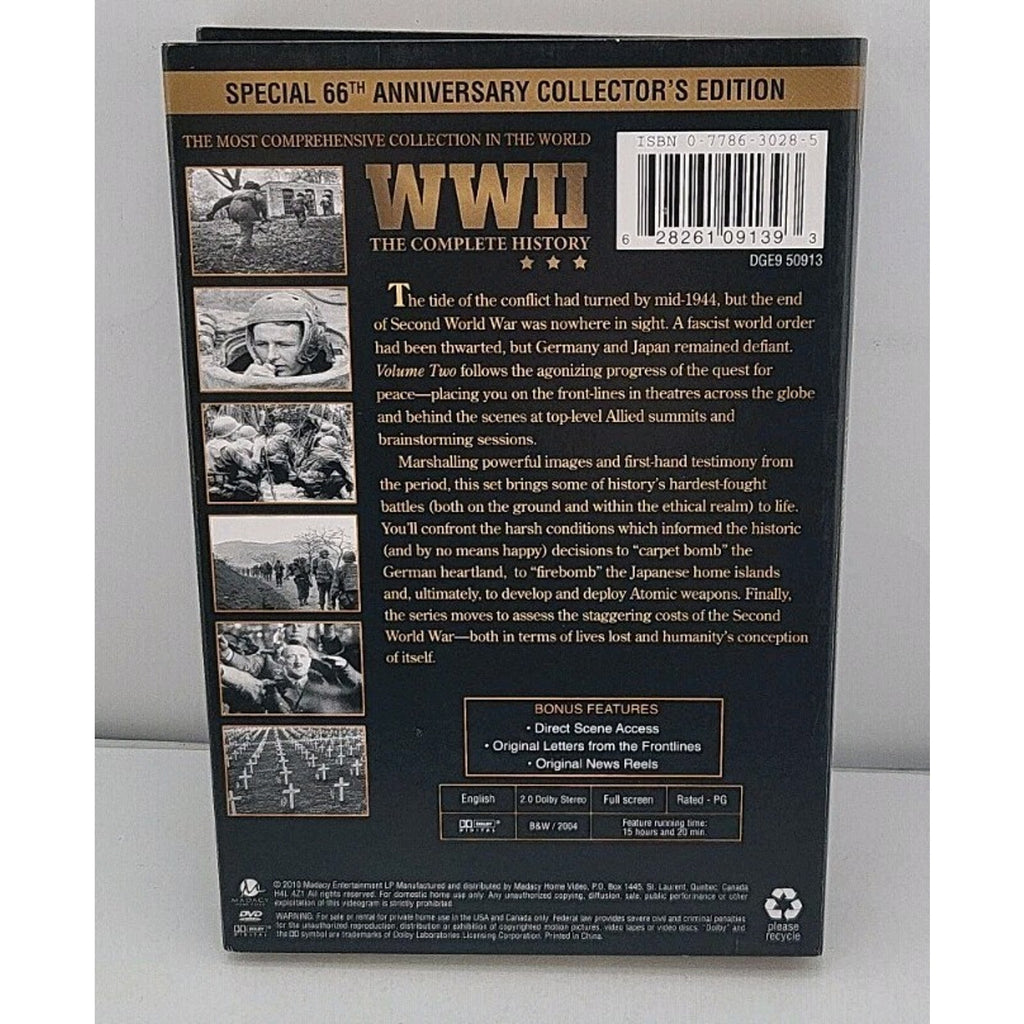 WWII: The Complete History (DVD, 2011, 10-Disc Set)