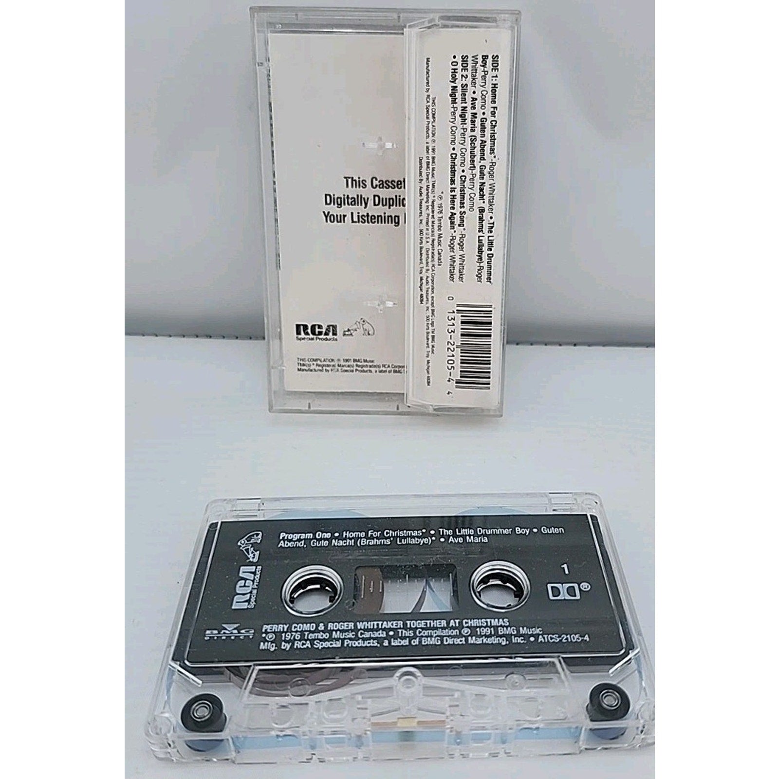 Together At Christmas Perry Como Roger Whittaker Cassette