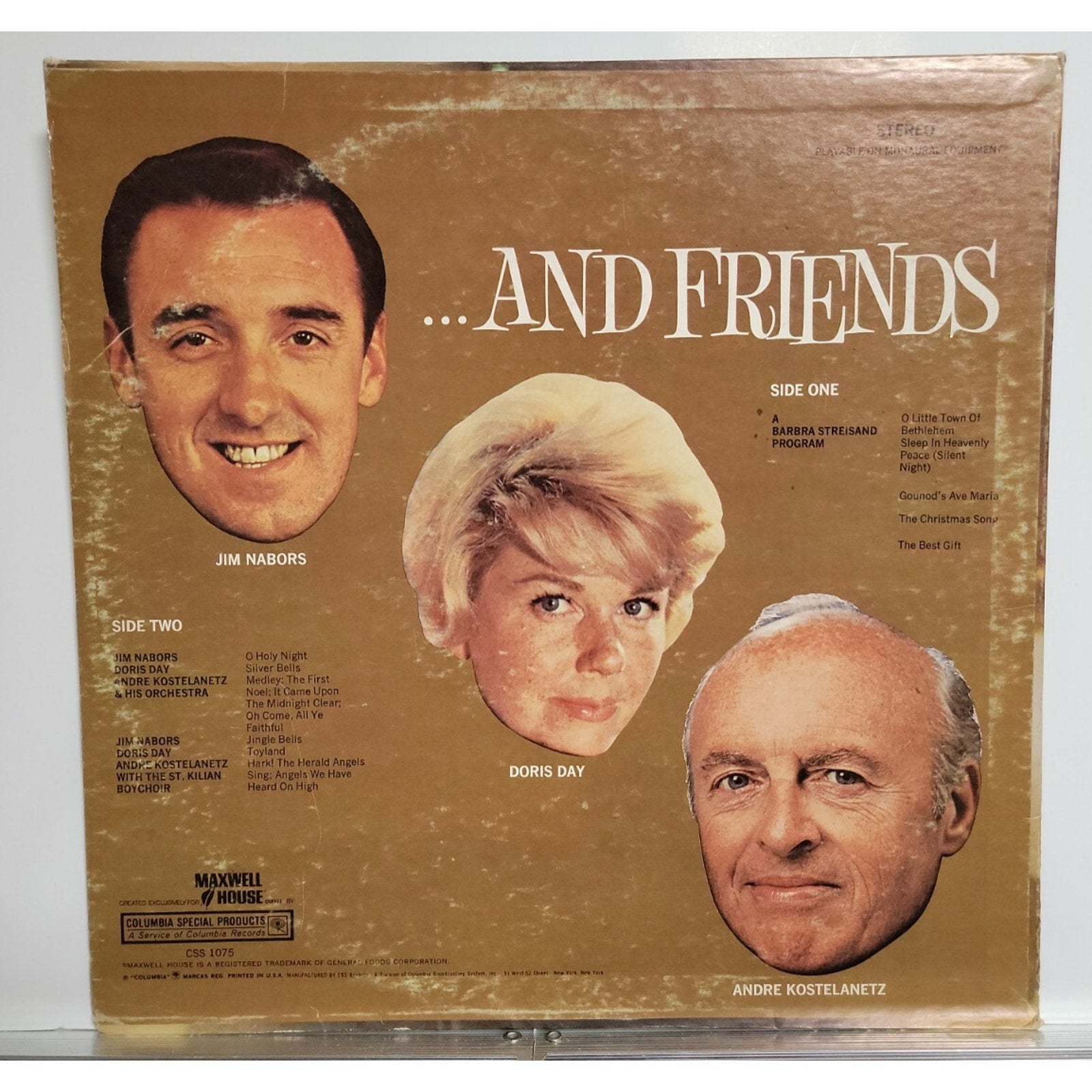 Various ‎– Season's Greetings From Barbra Streisand...And Friends (Vinyl)