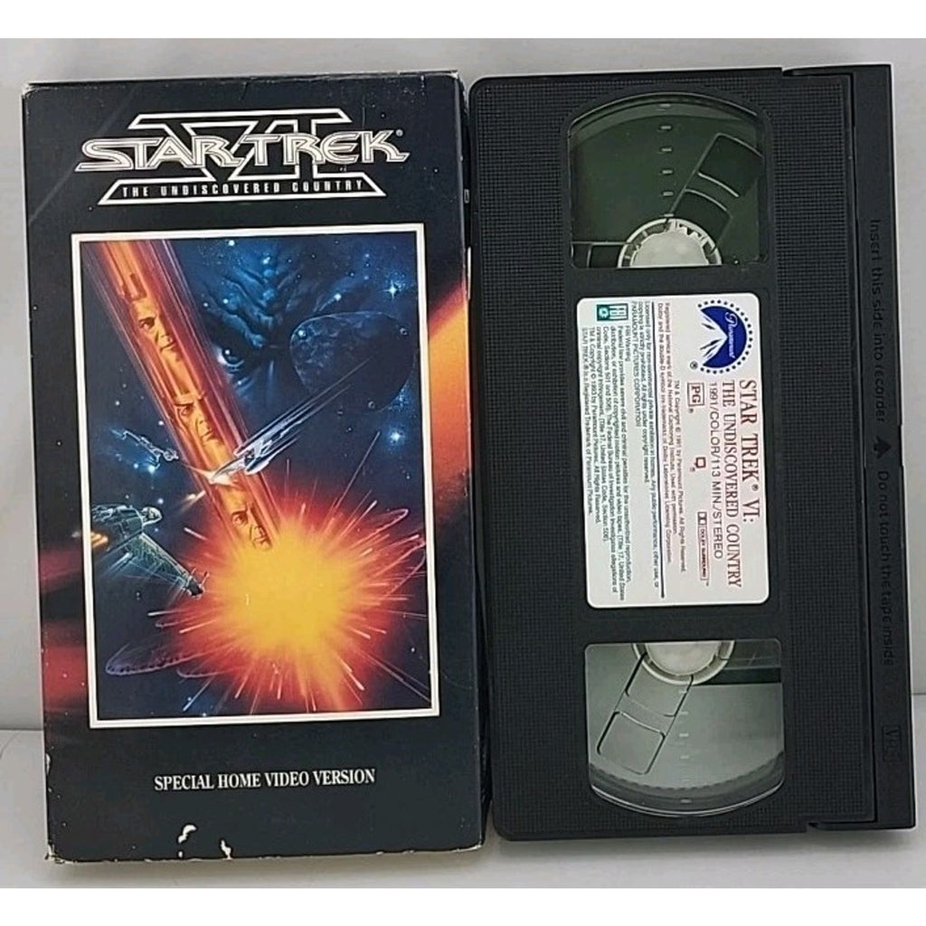 Star Trek VI: The Undiscovered Country (VHS, 1992, Special Home Video Version)