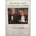 Crimes And Misdemeanors Movie Poster 1989 27x40 Folded