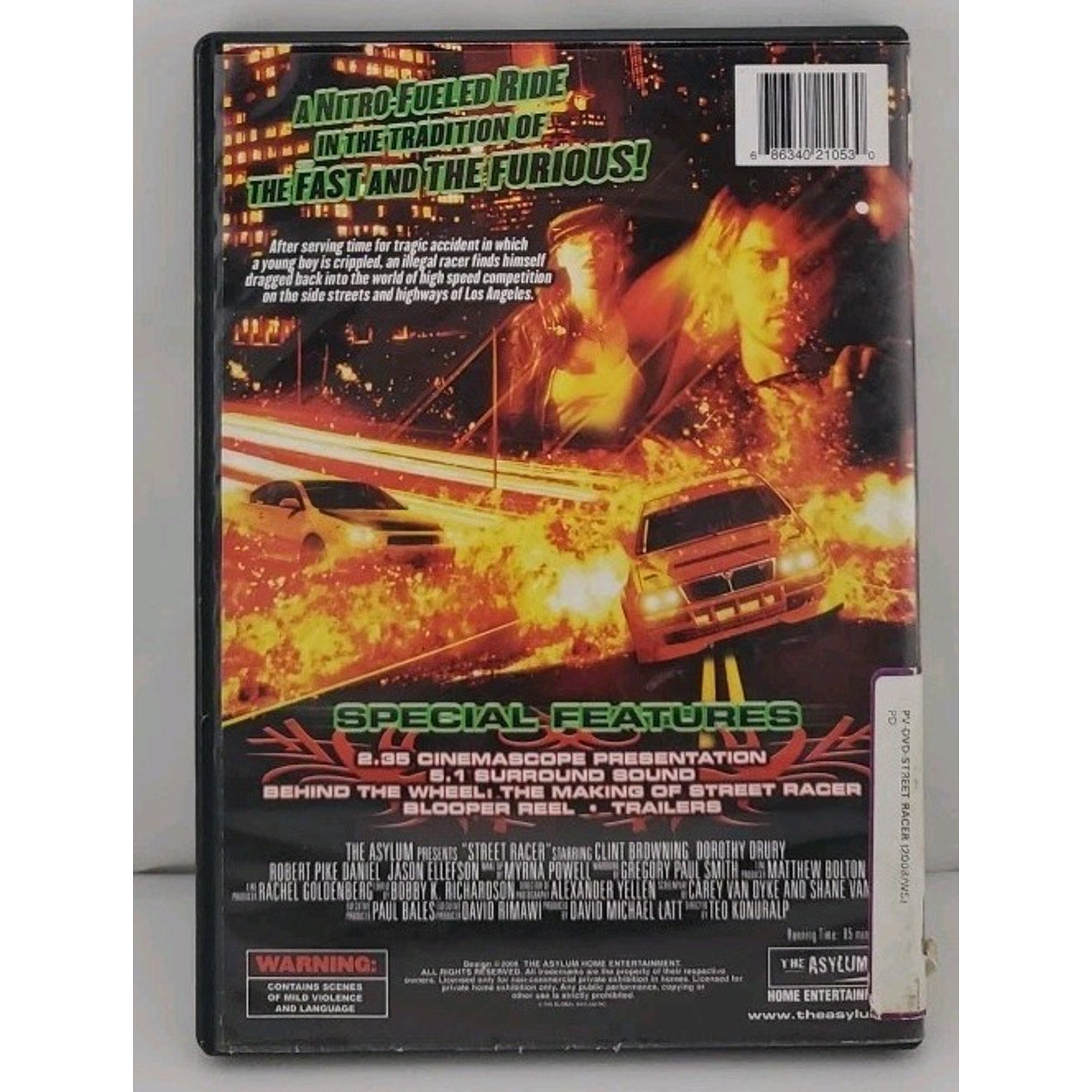 Street Racer (DVD, 2008)