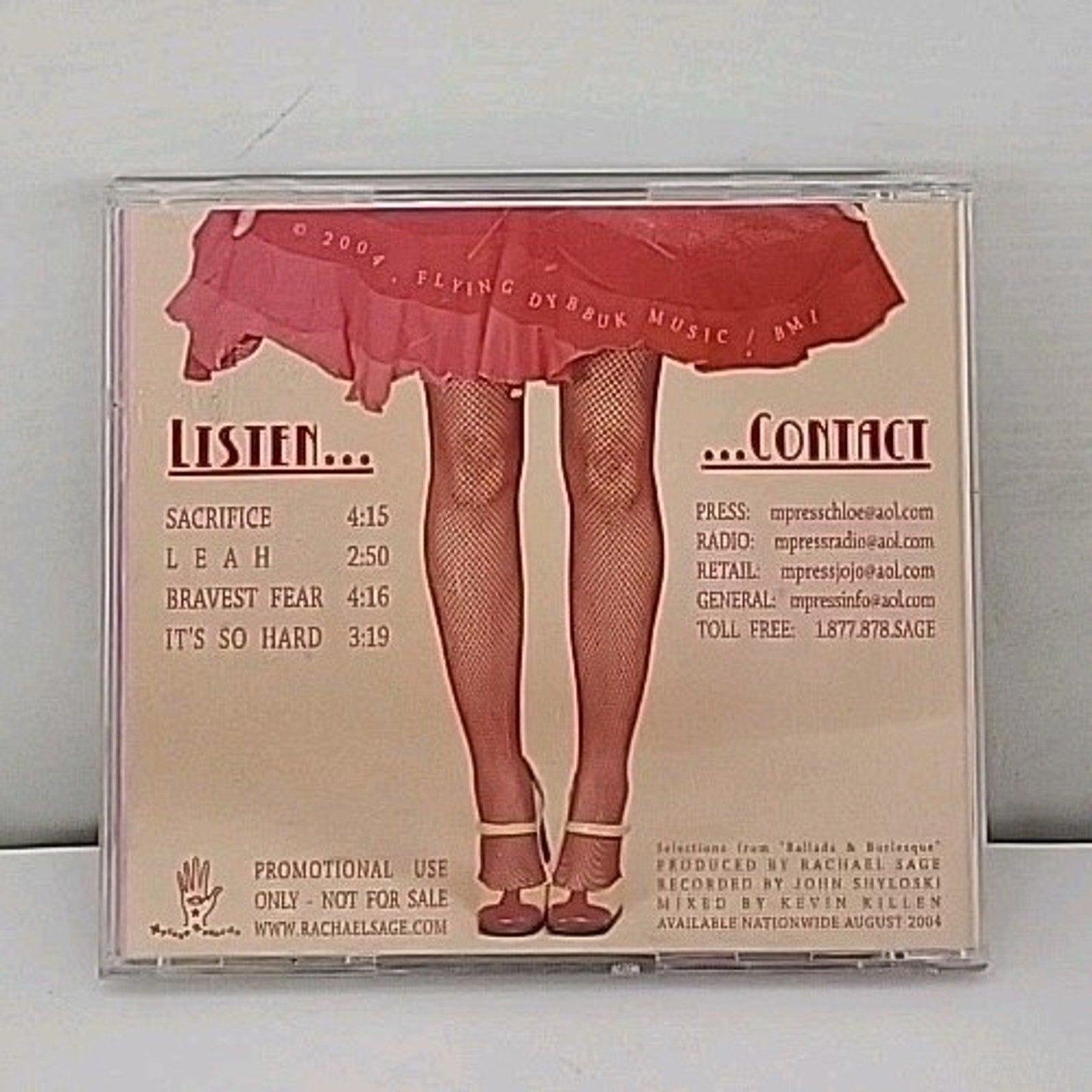Ballads and Burlesque by Sage, Rachael (CD, 2004)