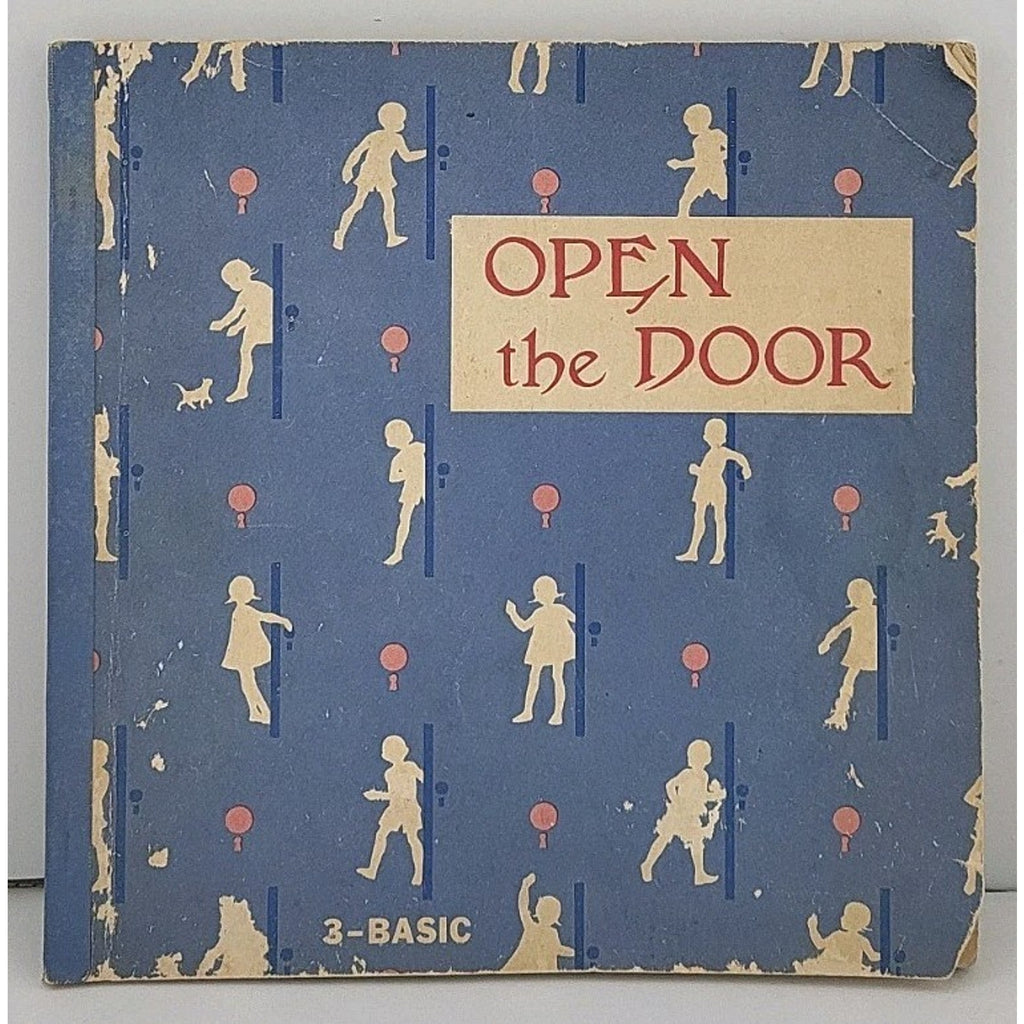 Vintage 3-Basic Readers Open The Door Childrens Book By Mabel ODonnell Illustrat