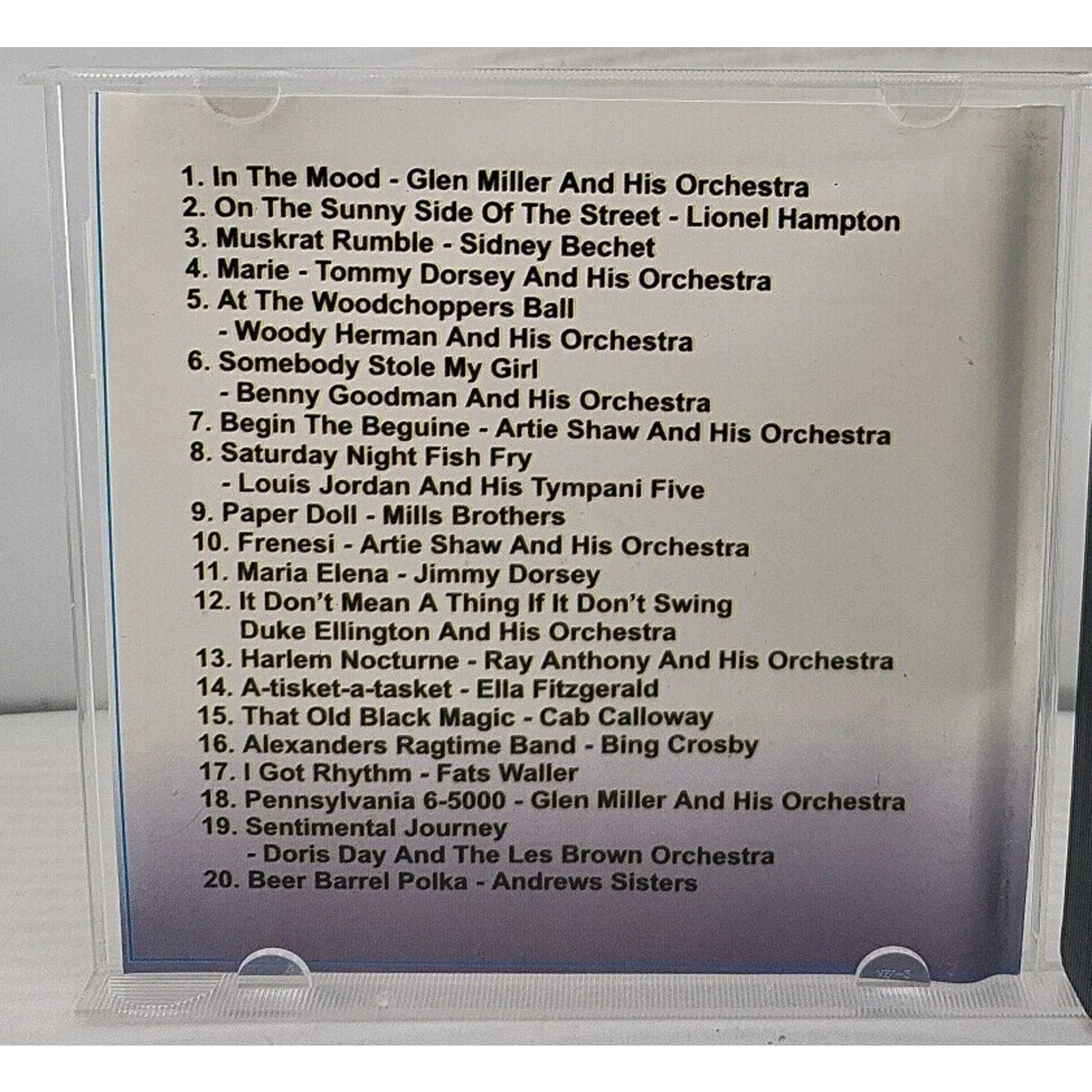 Dancin' the Night Away ~ Various Artists ~ Swing Jazz ~ CD