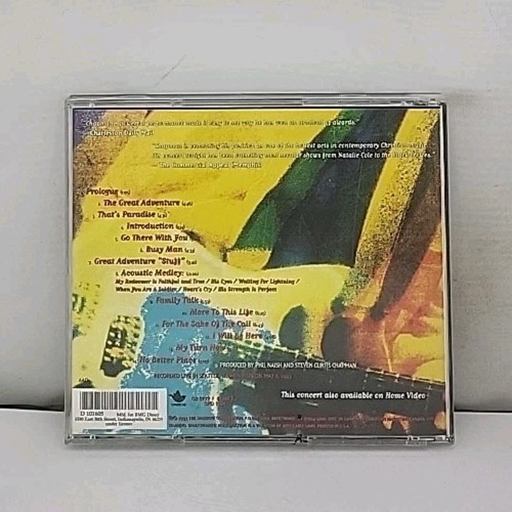 Live Adventure by Steven Curtis Chapman (CD, 1993)