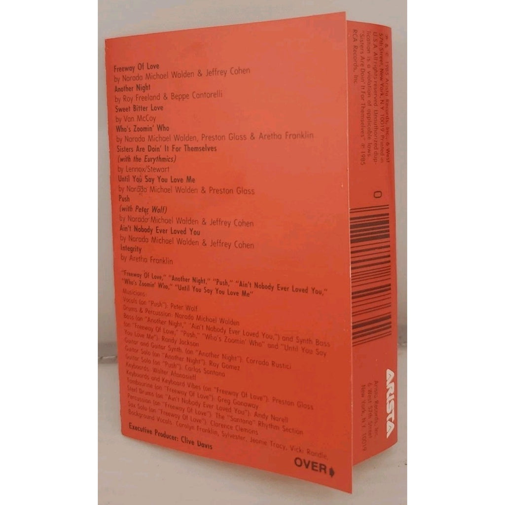 Who's Zoomin' Who? by Aretha Franklin (Cassette, 1985, Arista Records)