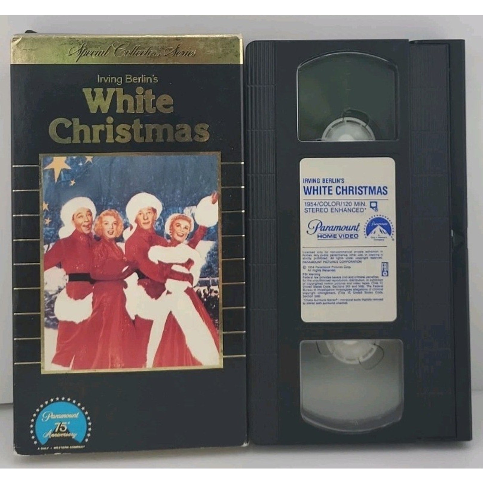 1986 Irving Berlins White Christmas VHS Special Collector's Ed.