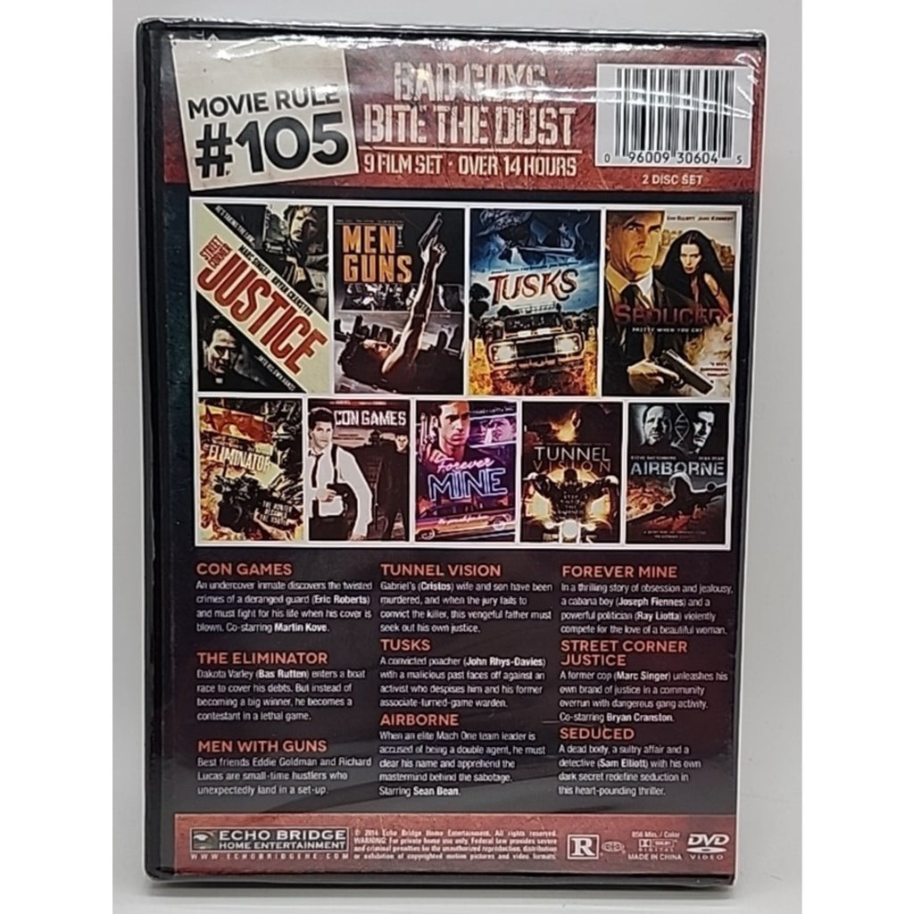Movie Rule #105: Bad Guys Bite the Dust (DVD) *Brand New*
