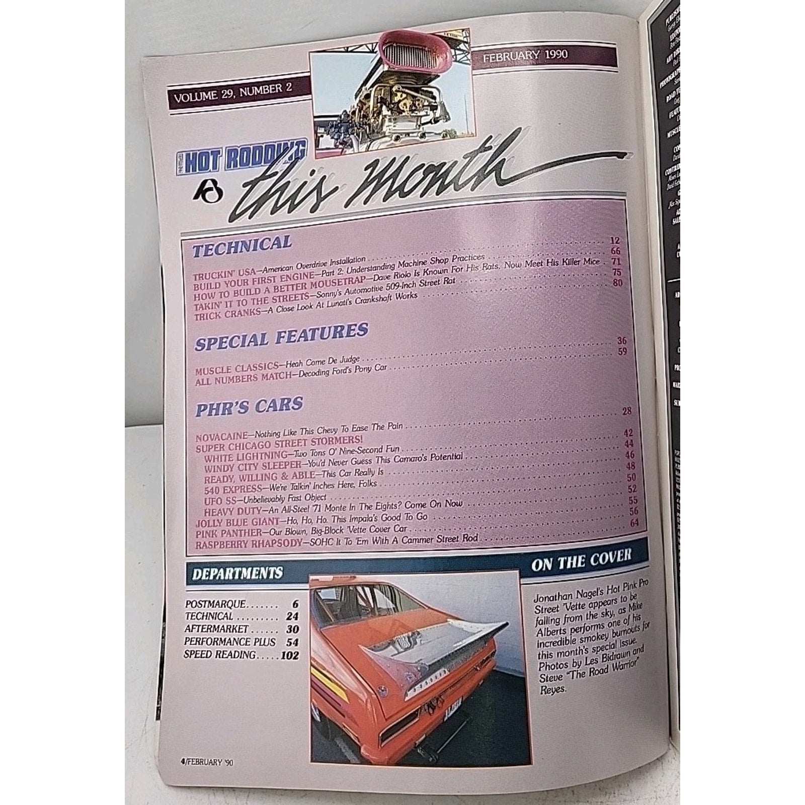 Popular Hot Rodding Magazine - February 1990 - Volume 29 Number 2
