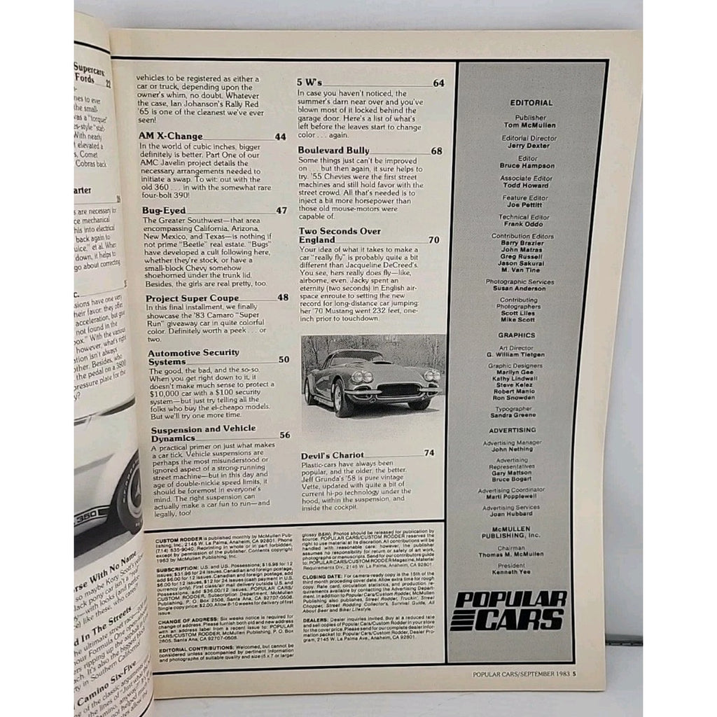 Popular Cars September 1983