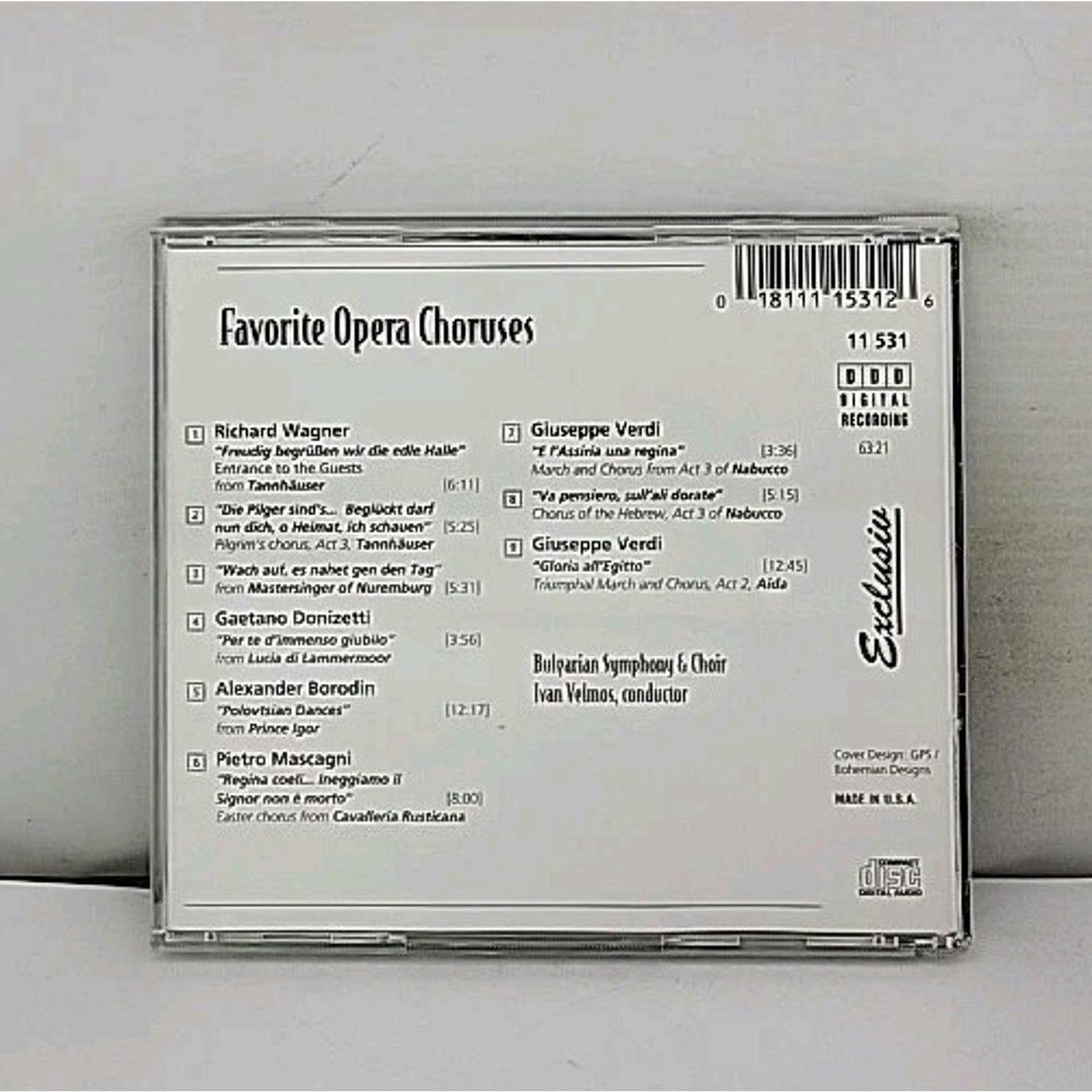 Favorite Opera Choruses by Various (CD, 1998)