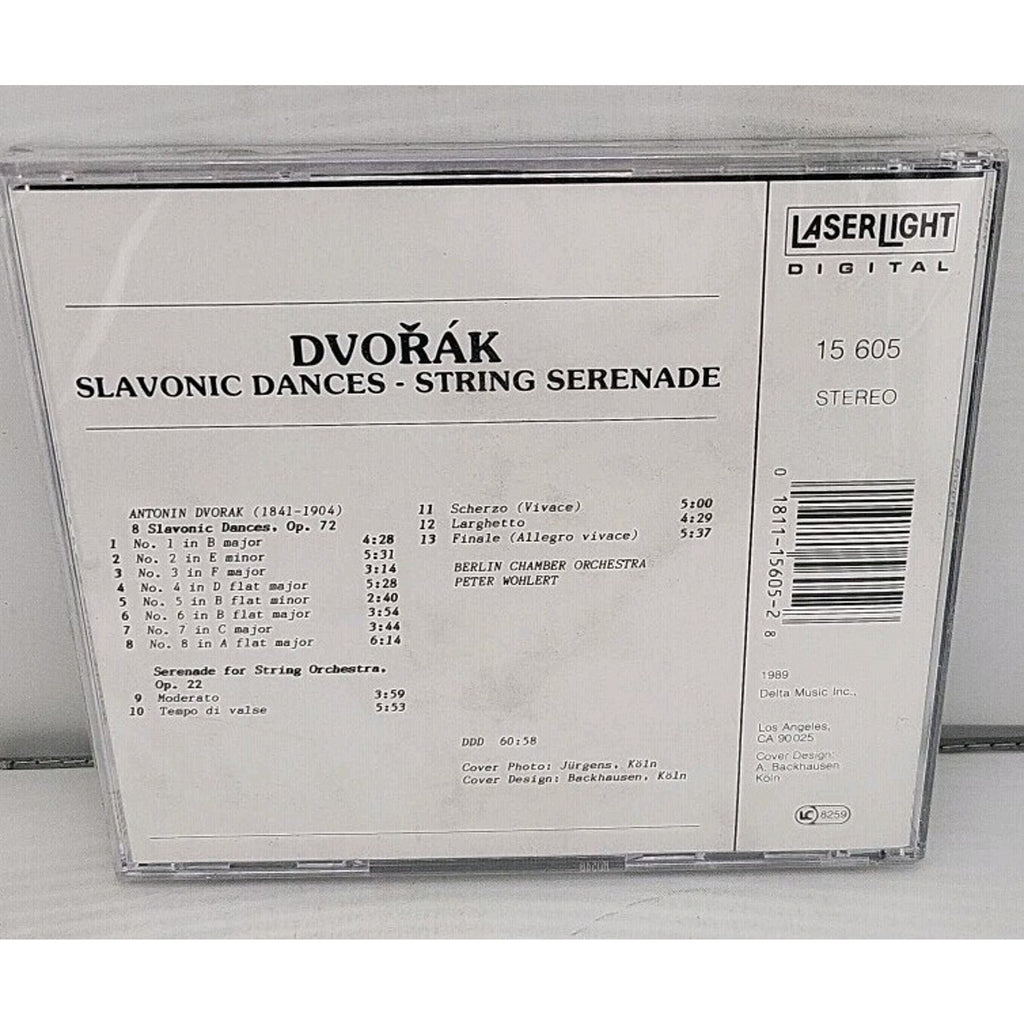 Slavonic Dances (8) /Ser Str by A. Dvorak (CD, 1989) *Brand New*
