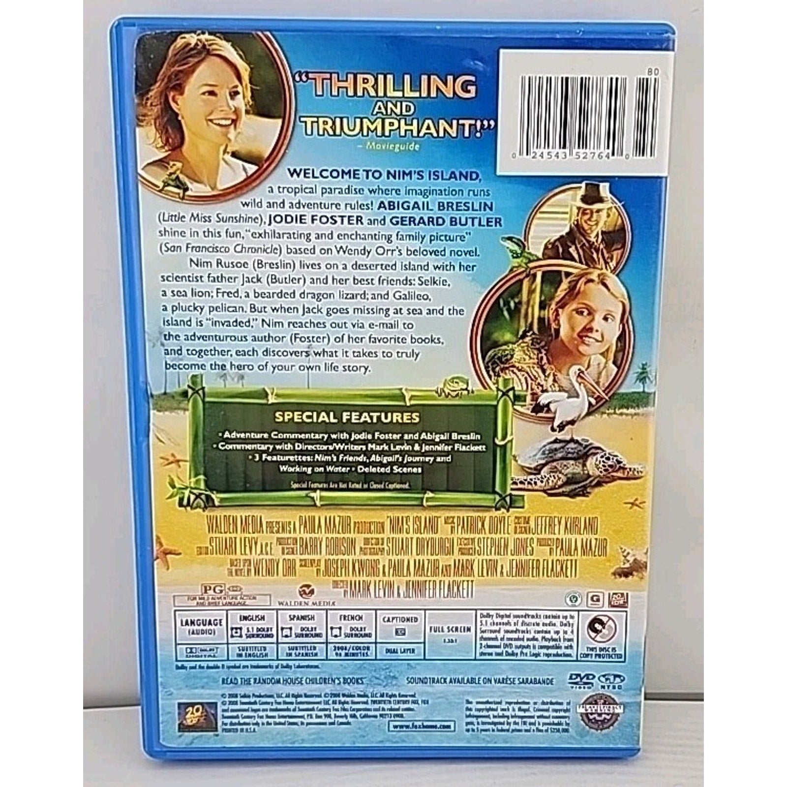 Nim's Island (DVD, 2008)