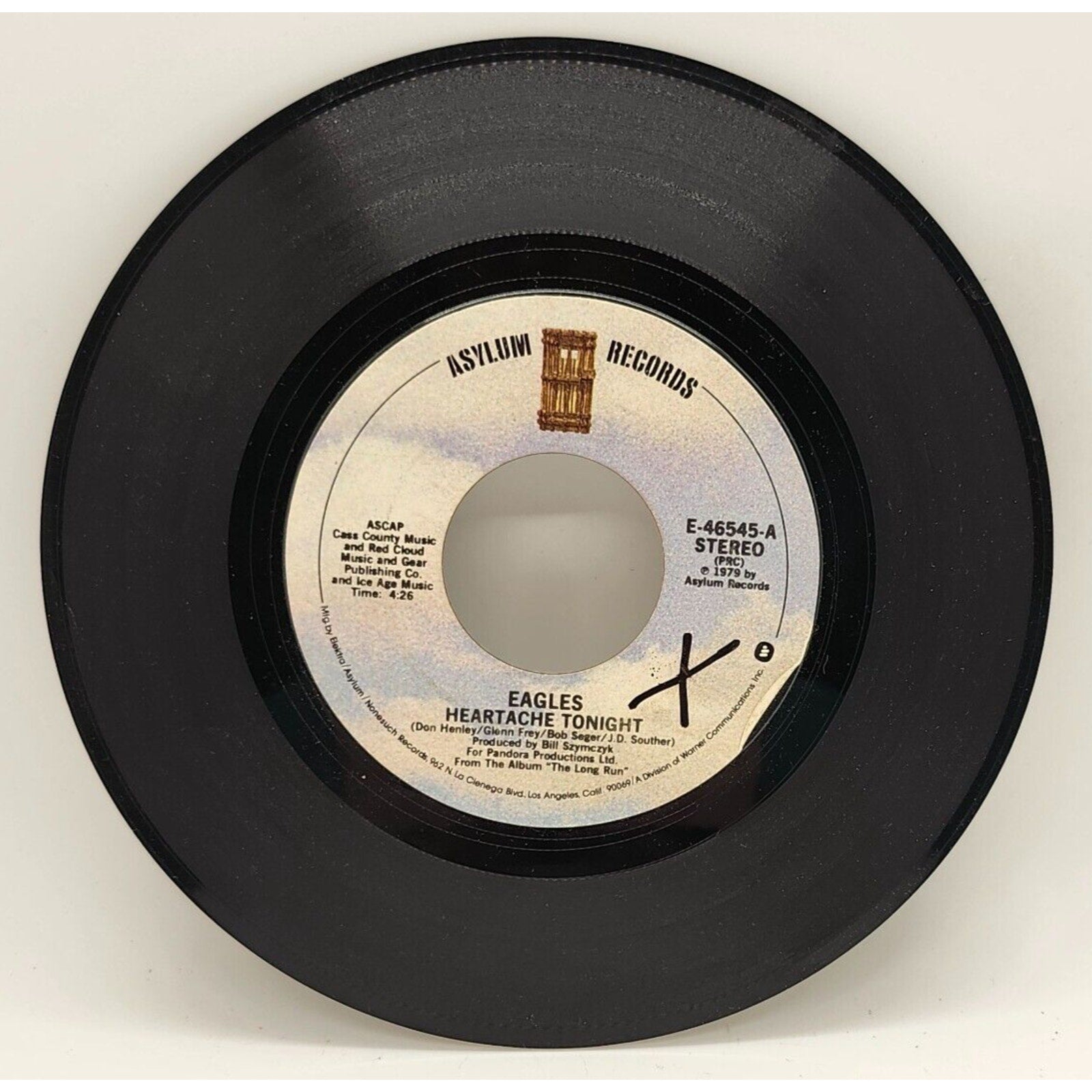 Teenage Jail / Heartache Tonight by Eagles (Record) - E-46545-A