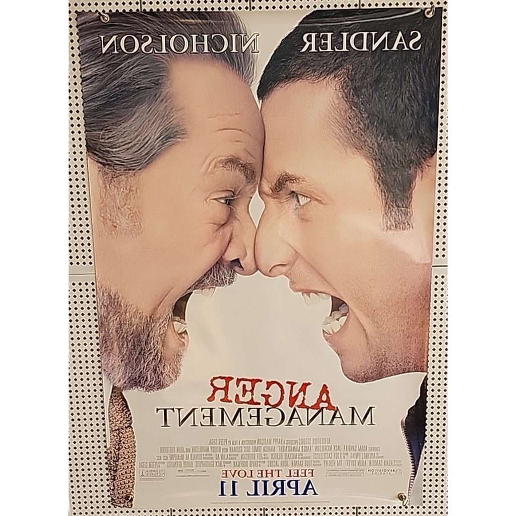 Anger Management 2003 Double Sided Original Movie Poster 27" x 40"