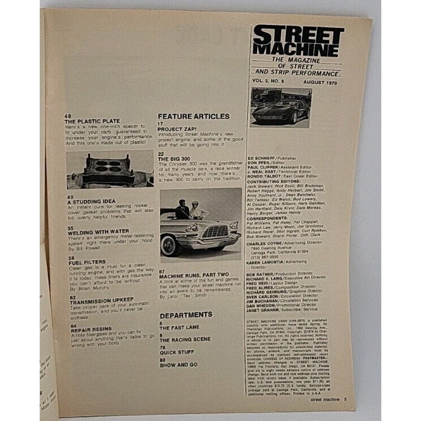 Street Machine Magazine - August 1979 - Vol. 5 No. 6