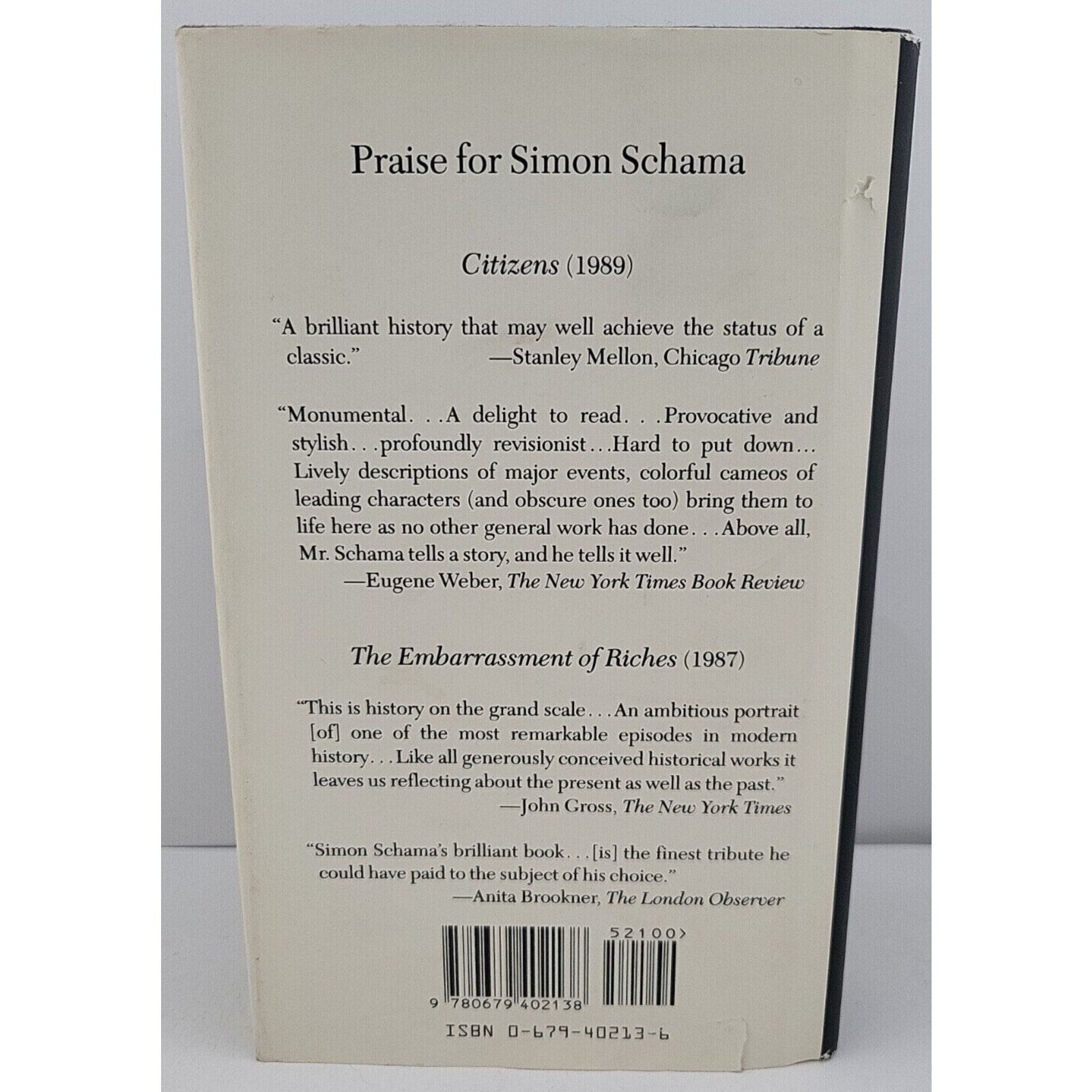 Dead Certainties : Unwarranted Speculations by Simon Schama (Hardcover)