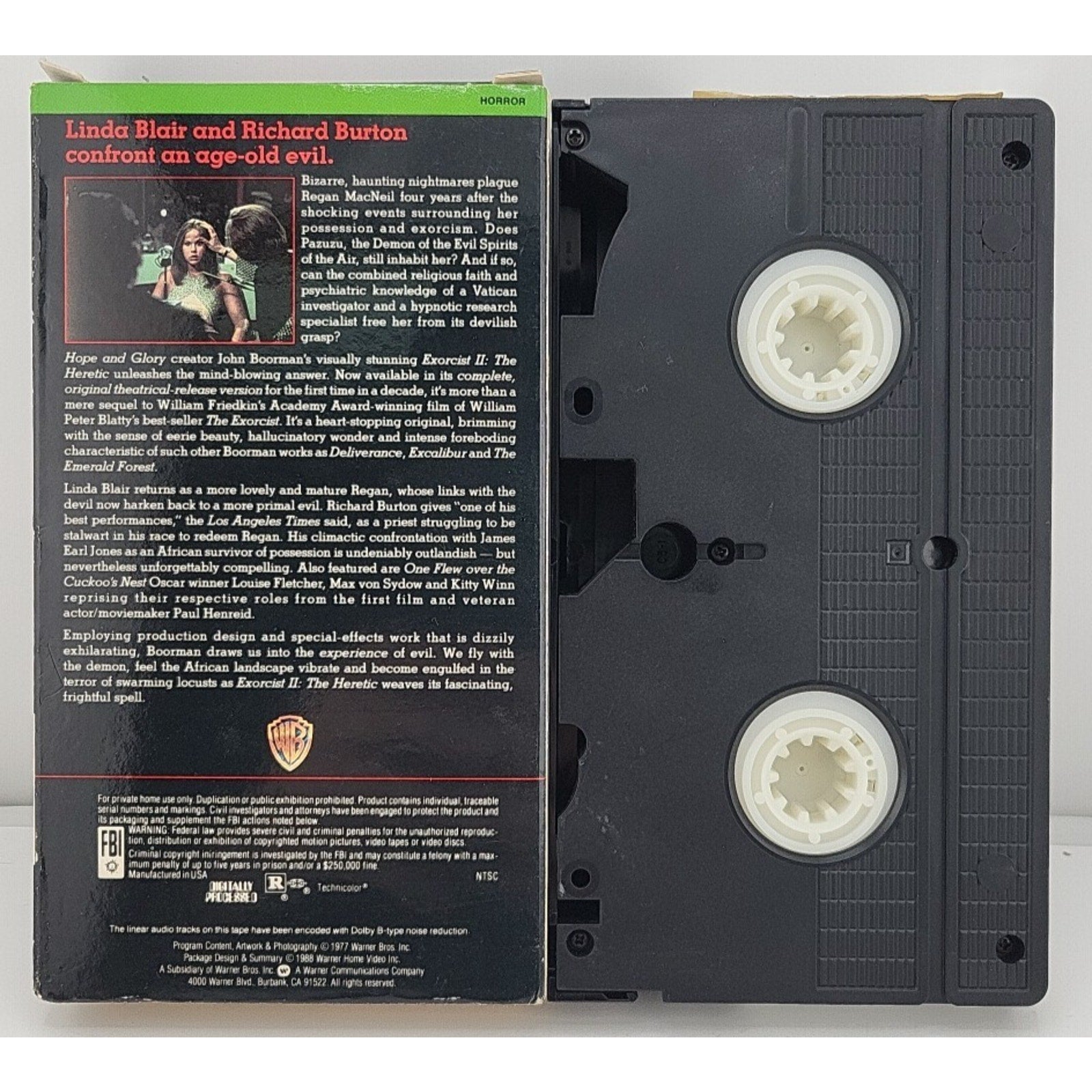 Exorcist 2: The Heretic (VHS, 1993)