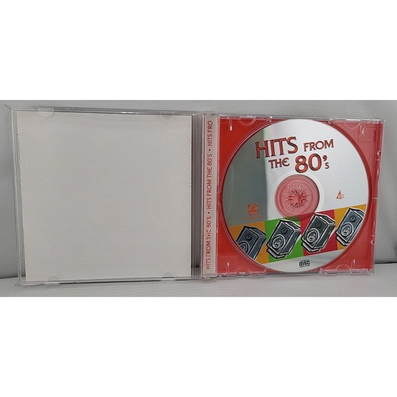 Hits from the 80's [Red] by Various Artists (CD, 2000, Madacy)