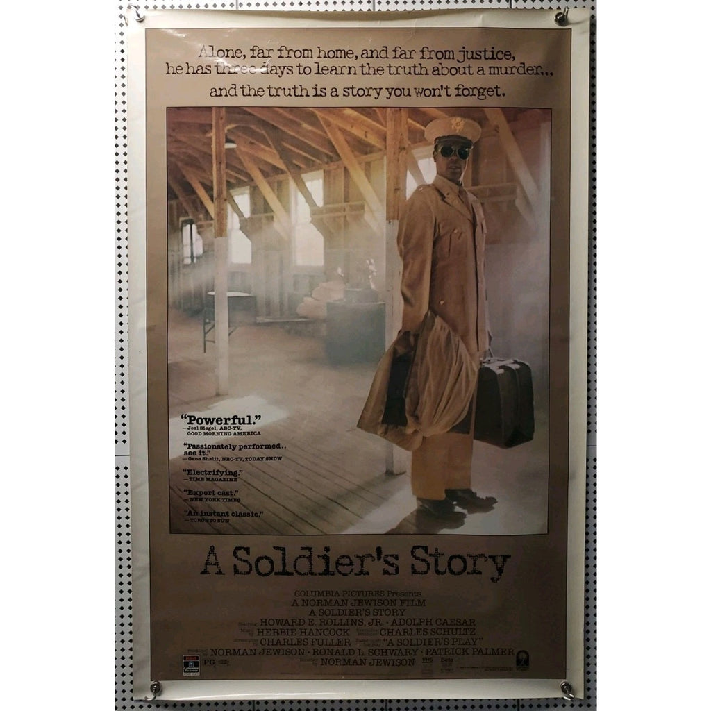 A Soldier's Story One Sheet Original Movie Poster 27x41 Video Rental Store VHS