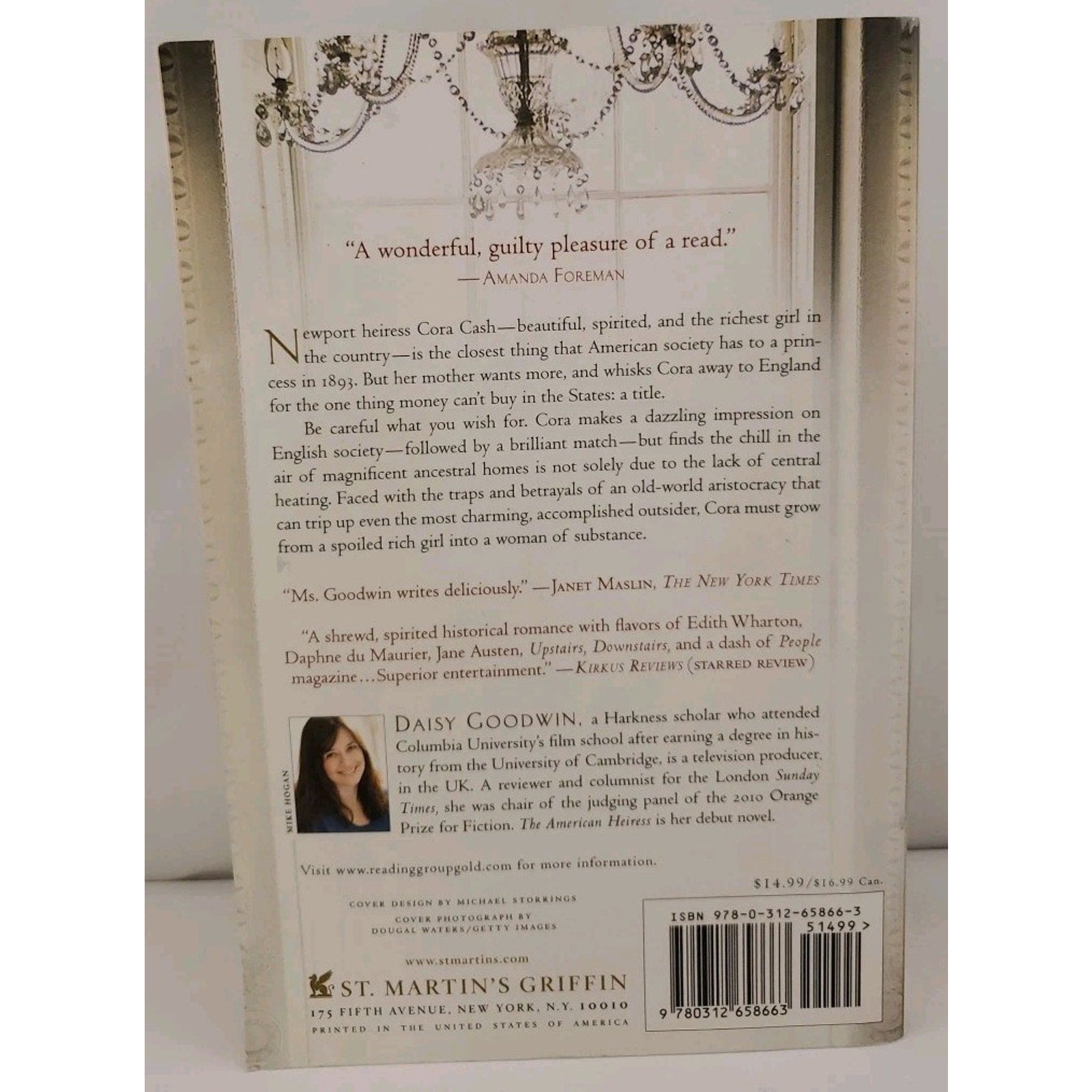 American Heiress : A Novel by Daisy Goodwin (2012, Trade Paperback)