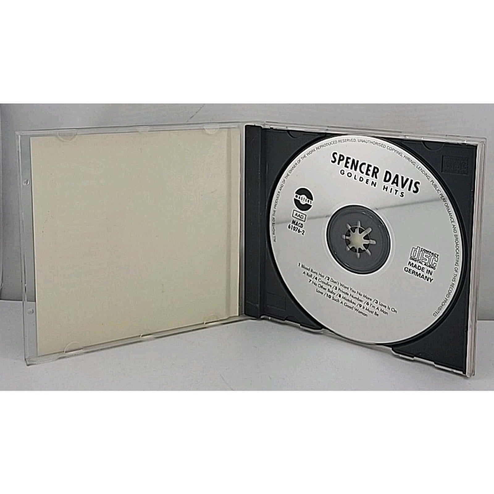 Golden Hits by The Spencer Davis Group (CD, Feb-1996, ITC Masters)