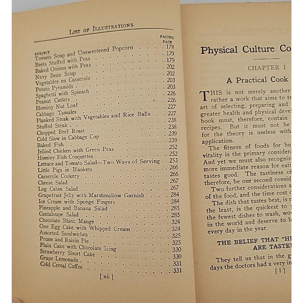 1924 Physical Culture Cookbook Bernarr Macfadden HC Quackery