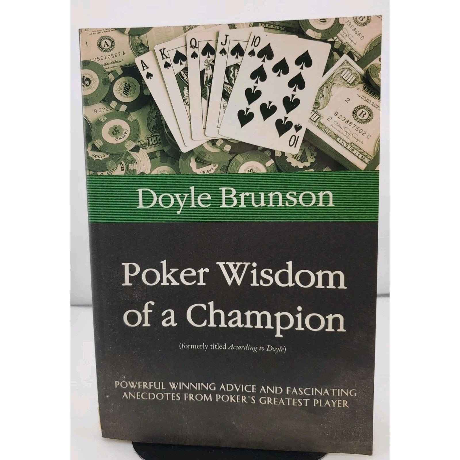 Poker Wisdom of a Champion by Doyle Brunson (2003, Trade Paperback)