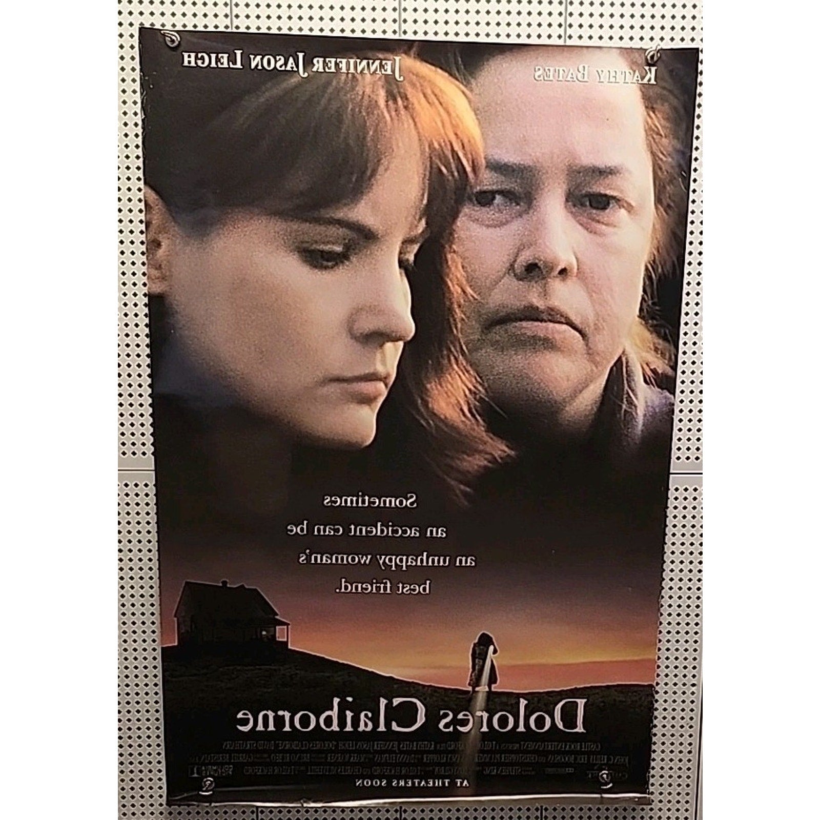 Dolores Claiborne Movie Poster 2 Sided Original 27x40 Jennifer Jason Leigh