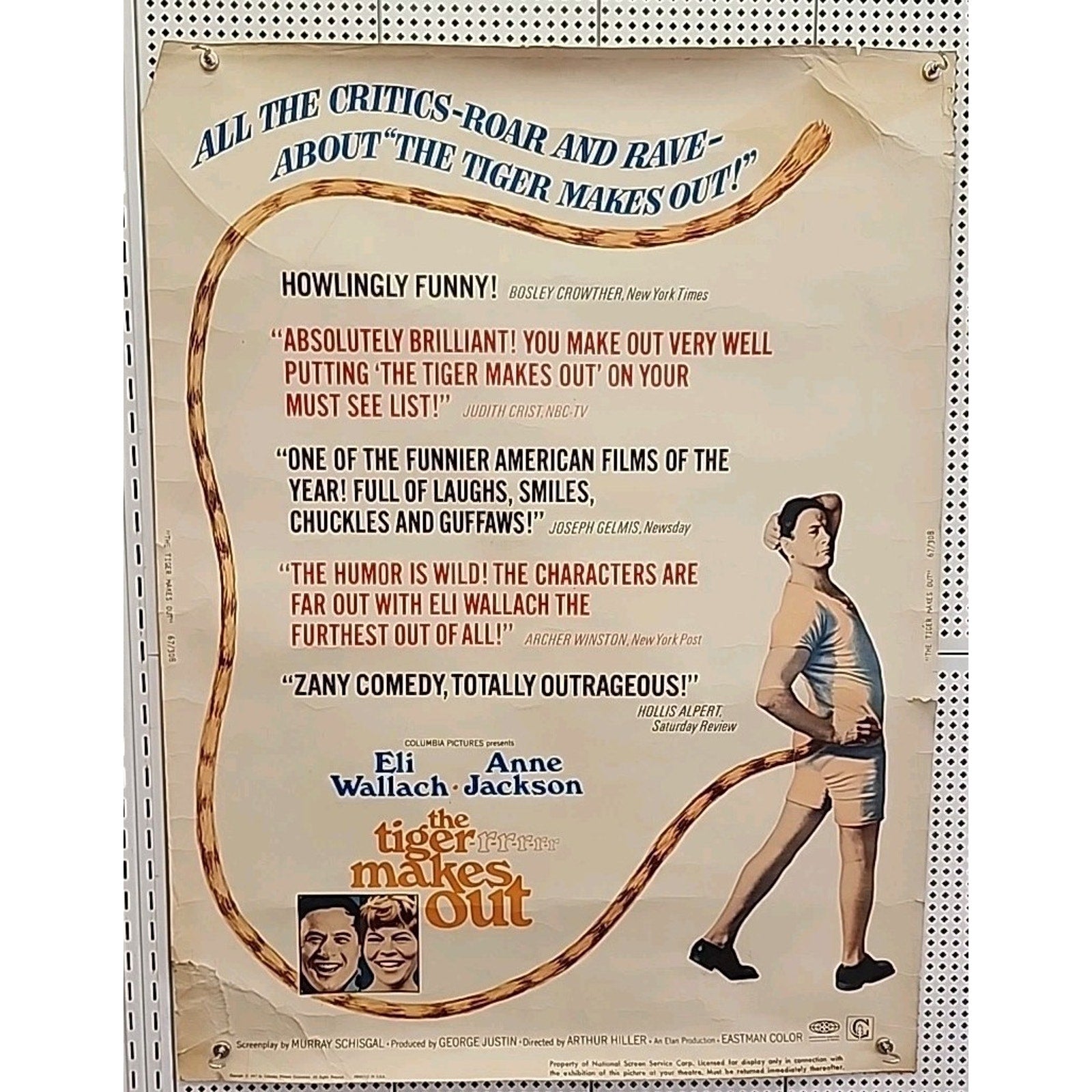 The Tiger Makes Out Movie Poster 30x40