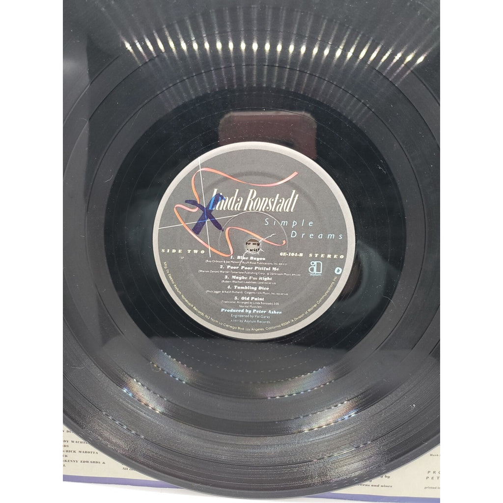Simple Dreams by Linda Ronstadt (Record)