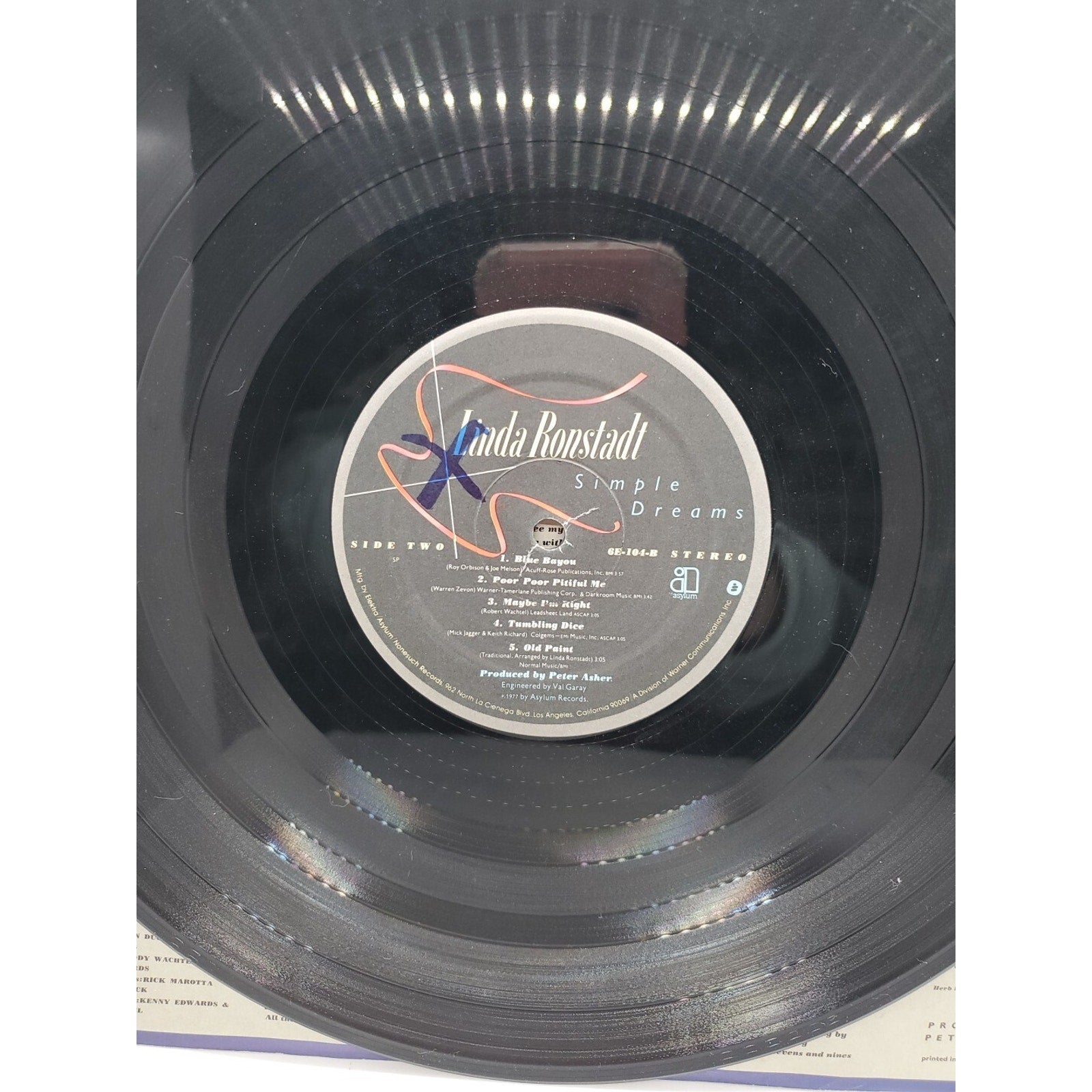 Simple Dreams by Linda Ronstadt (Record)
