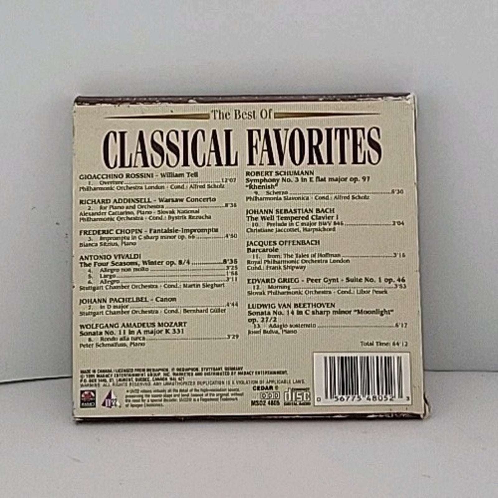 Classical Favorites by Various (CD, 1999)
