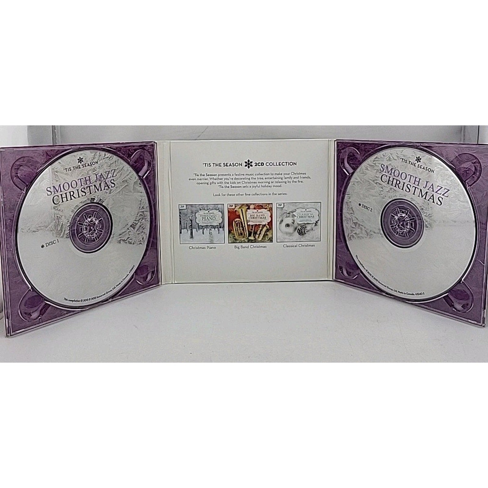 Smooth Jazz Christmas [Allegro] [Digipak] by Various Artists (CD, 2 Discs,...