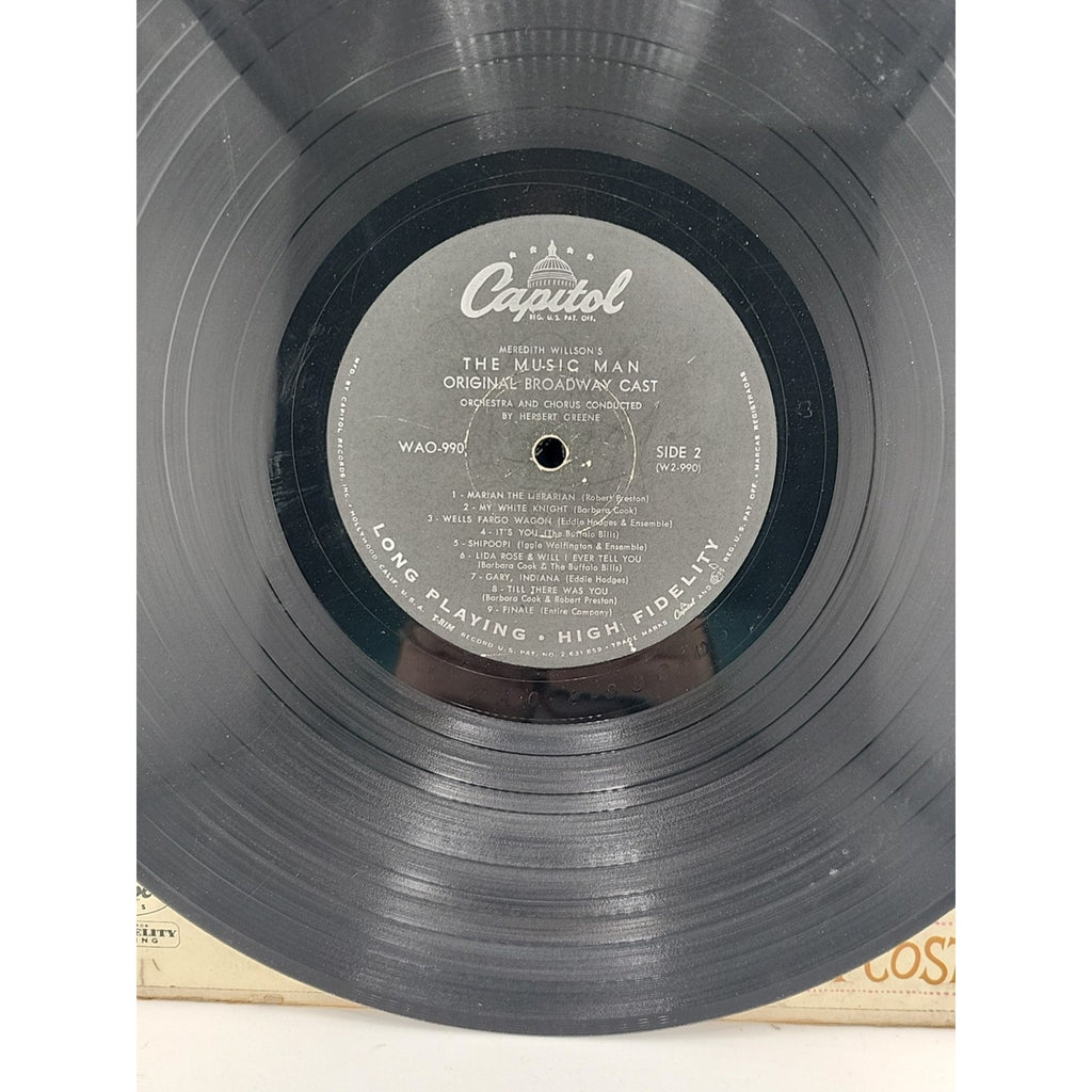 The Music Man-Original Broadway Cast Robert Preston/Meredith Willson - SWAO 0990