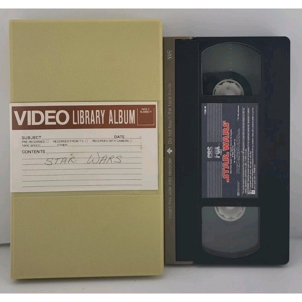 Vintage Star Wars VHS Original Movie 1984 CBS FOX Video Red Label 1130 NTSC