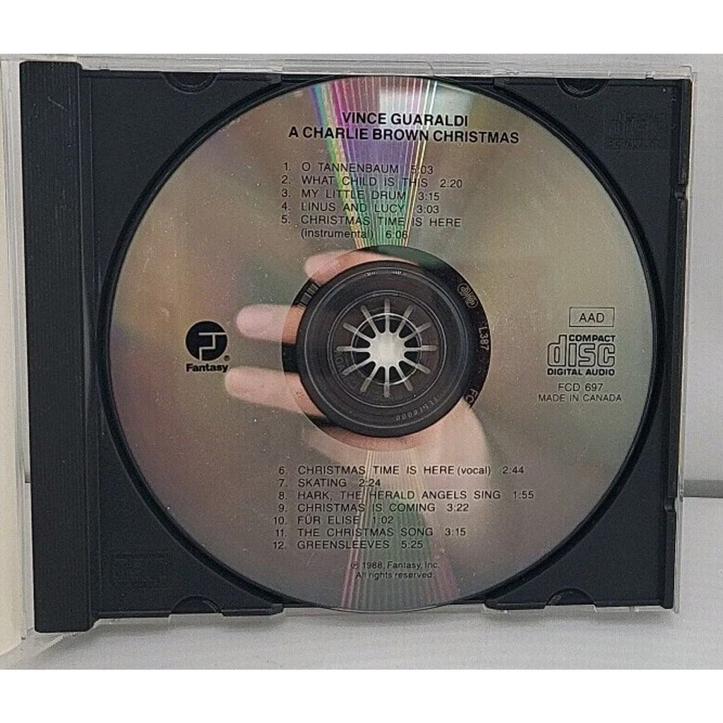 Vince Guaraldi Trio A Charlie Brown Christmas Original Soundtrack CD 1988