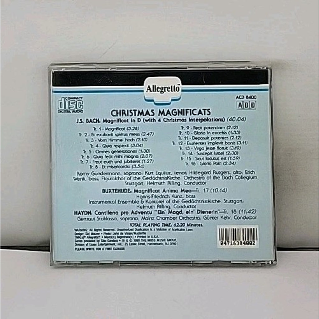 Christmas Magnificats Bach Buxtehude Haydn CD Allegretto
