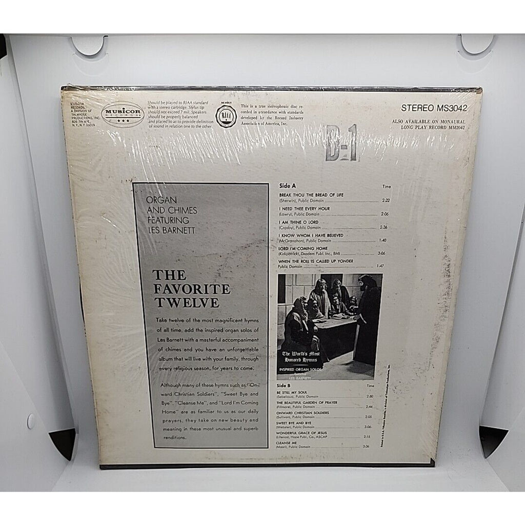 The Favorite Twelve Organ And Chimes (Record)