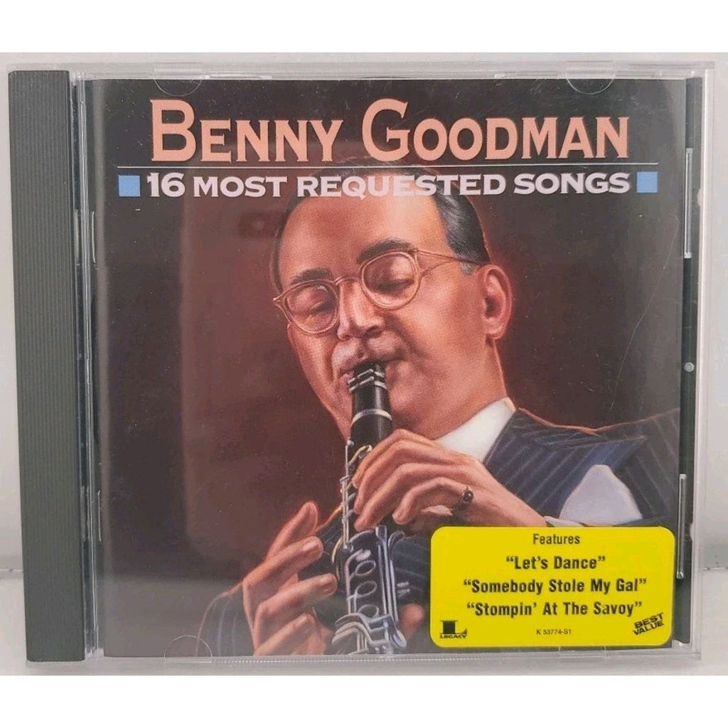 16 Most Requested Songs by Benny Goodman (CD, 1993)
