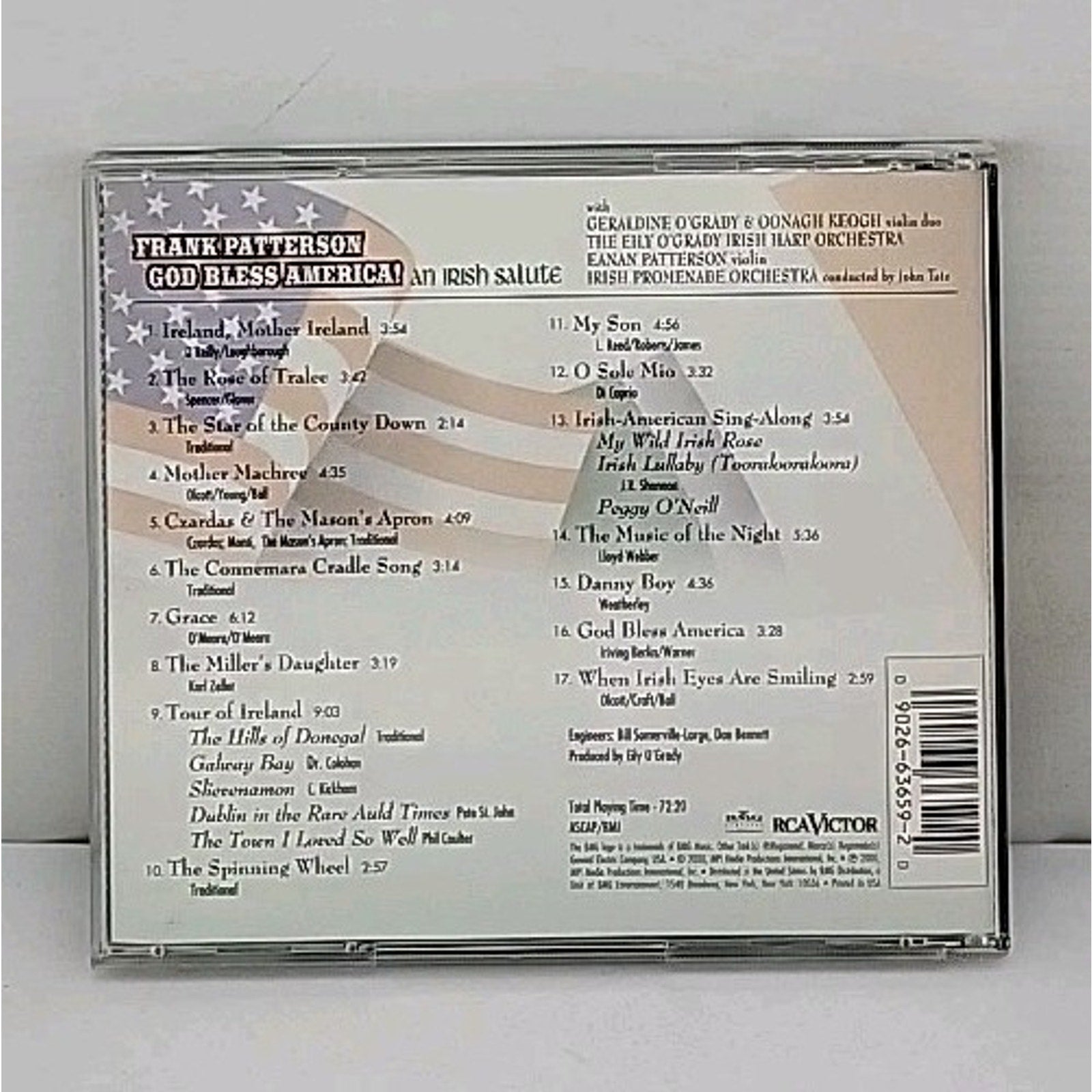 God Bless America-Irish Salute by Frank Patterson (CD, 2000)