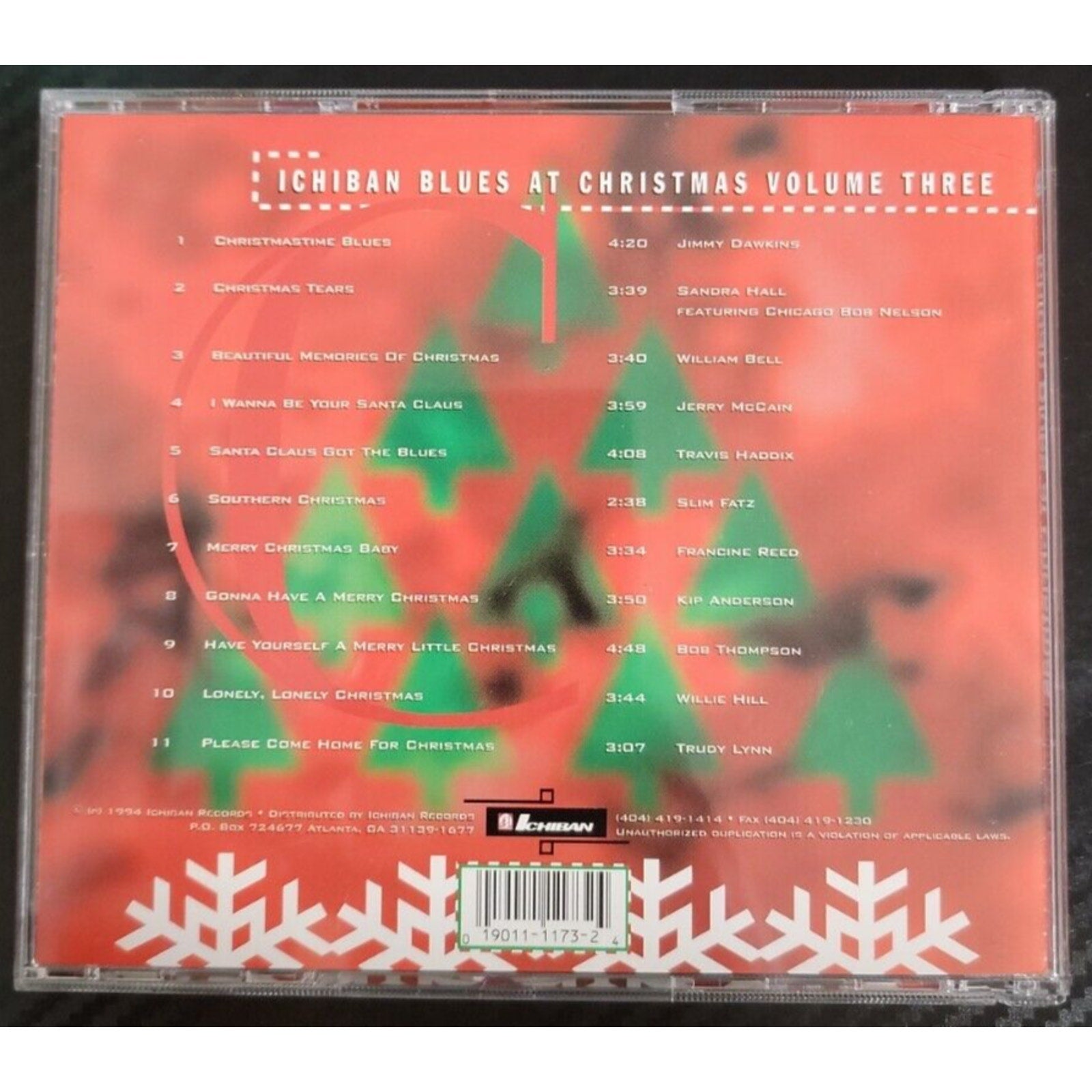 Ichiban Blues at Christmas, Vol. 3 by Various Artists (CD, Aug-1994, Ichiban)