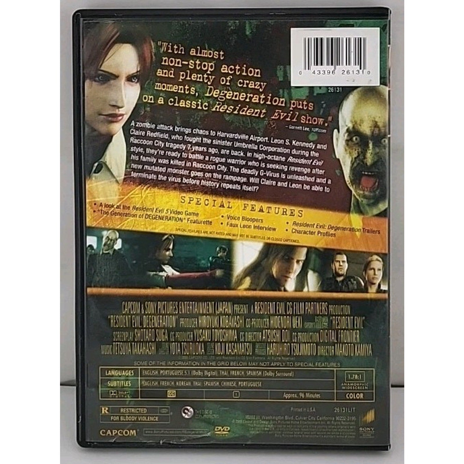 Resident Evil - Degeneration (DVD) - Widescreen