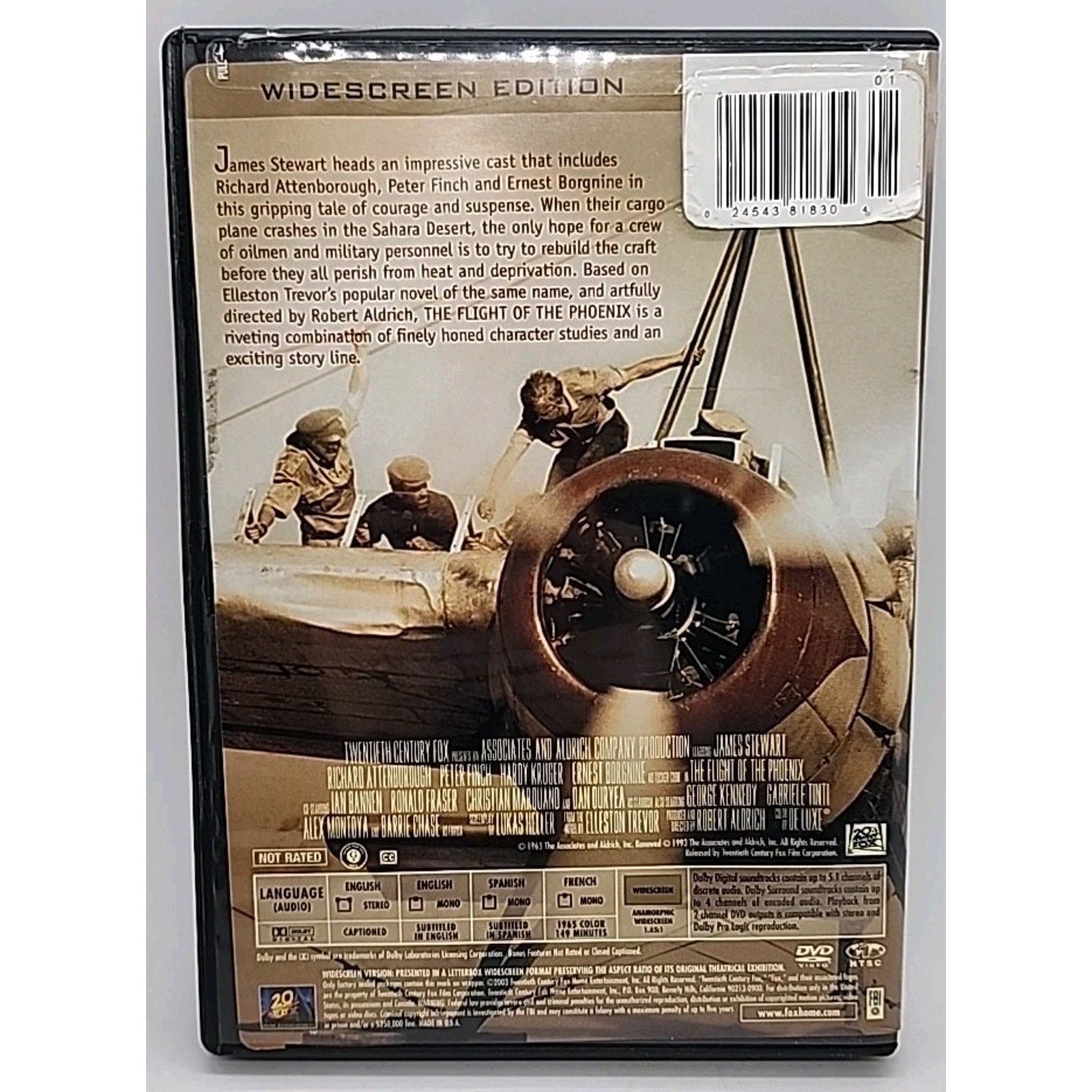 The Flight of the Phoenix (DVD, 2003)