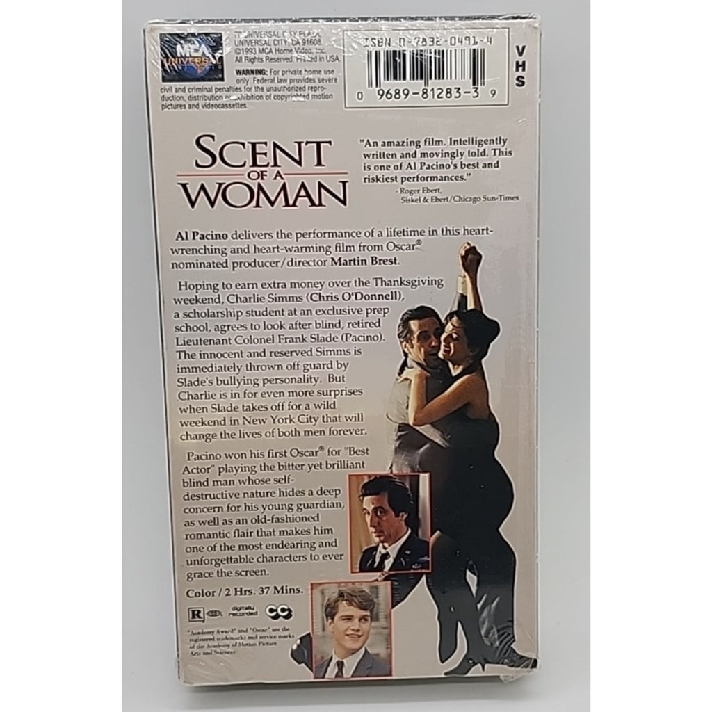 Scent of a Woman (VHS, 1993) *Brand New*