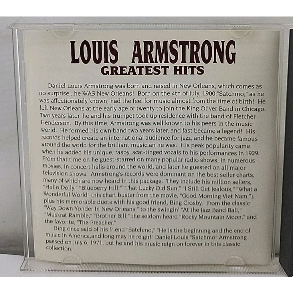 Greatest Hits by Armstrong, Louis (CD, 2023)