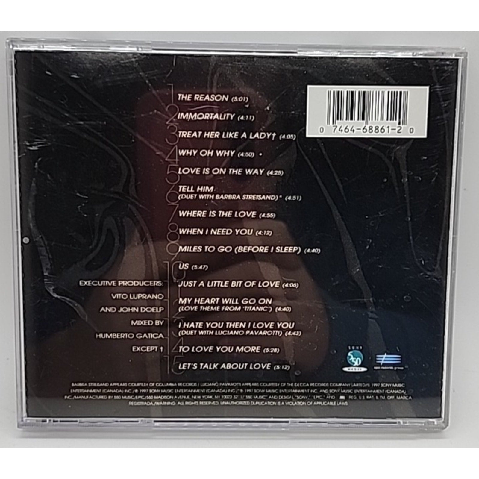 Let's Talk About Love by Celine Dion (CD, 1997)
